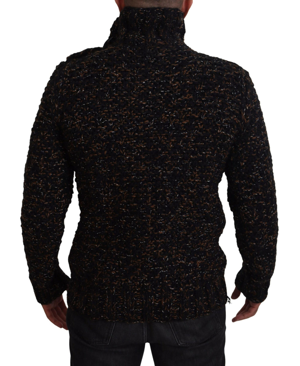 Pull col roulé Dolce & Gabbana marron Fatto A Mano