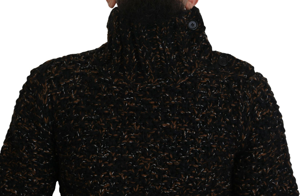 Pull col roulé Dolce & Gabbana marron Fatto A Mano