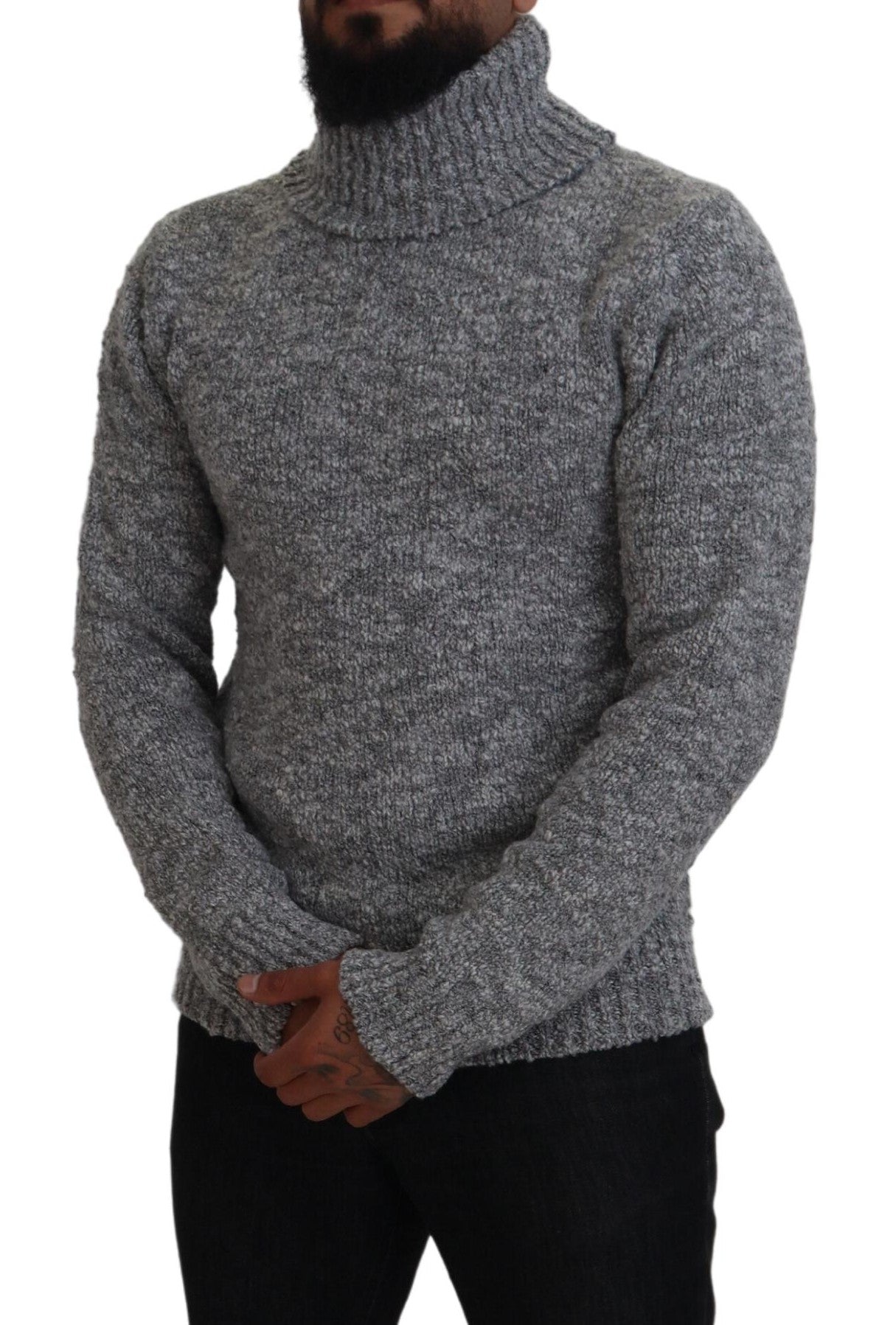 Dolce & Gabbana Grey Turtleneck for Men additional view
