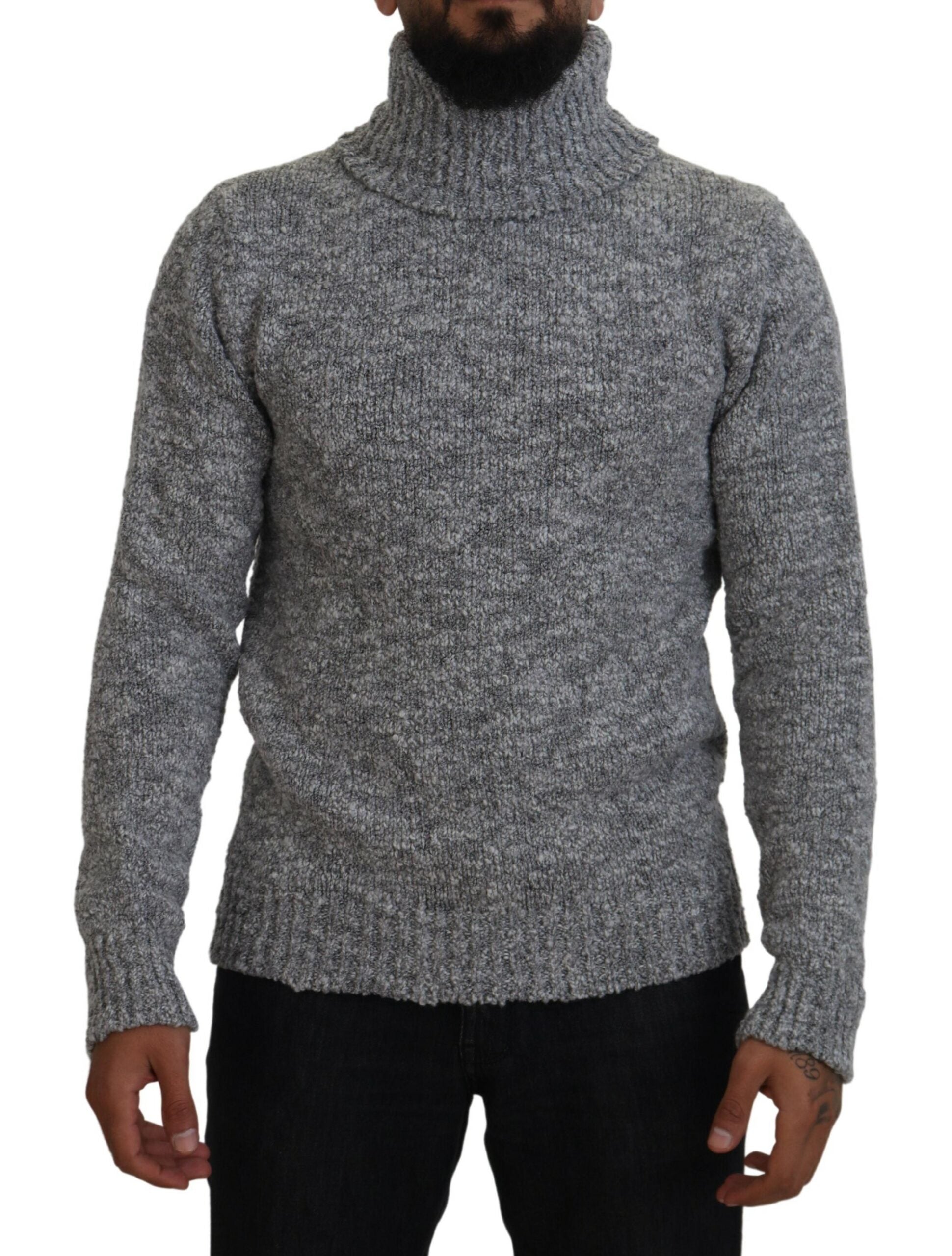 Dolce & Gabbana Grey Turtleneck for Men