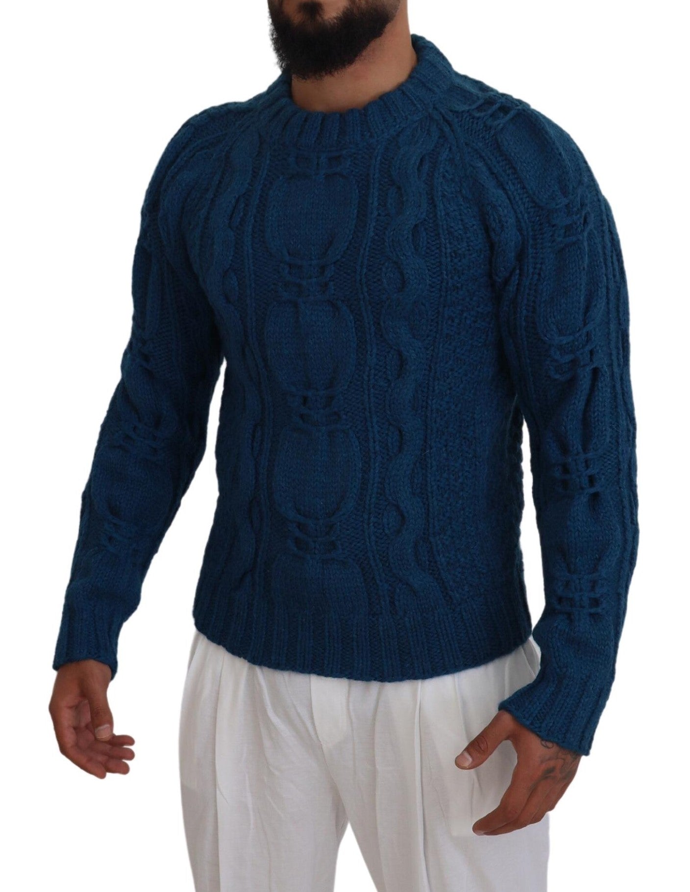 Dolce & Gabbana Blue Sweatshirt for Men side view