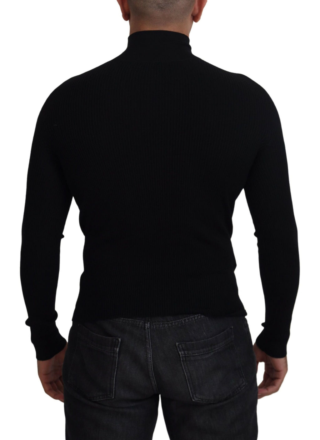 Dolce & Gabbana Black Turtleneck for Men detail view