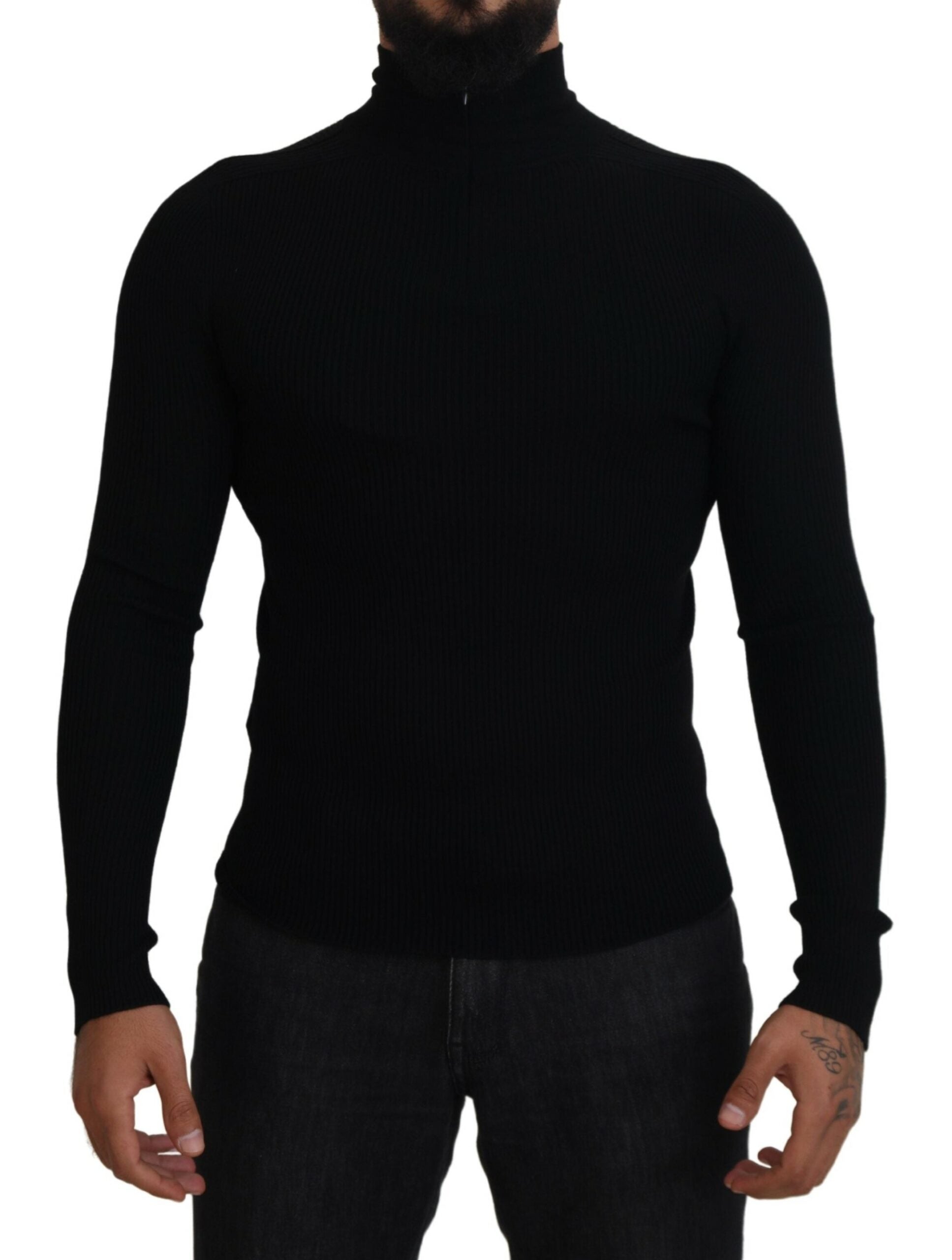 Dolce & Gabbana Black Turtleneck for Men