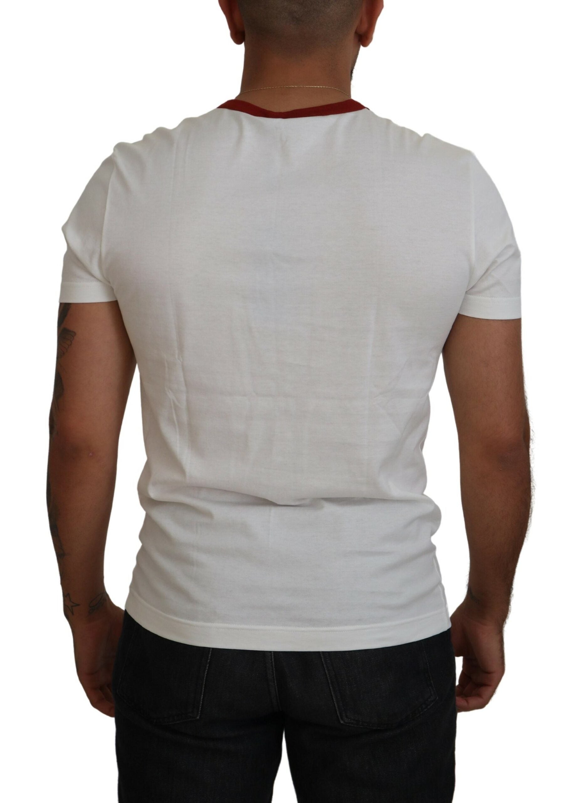 Dolce & Gabbana White T-Shirt for Men detail view