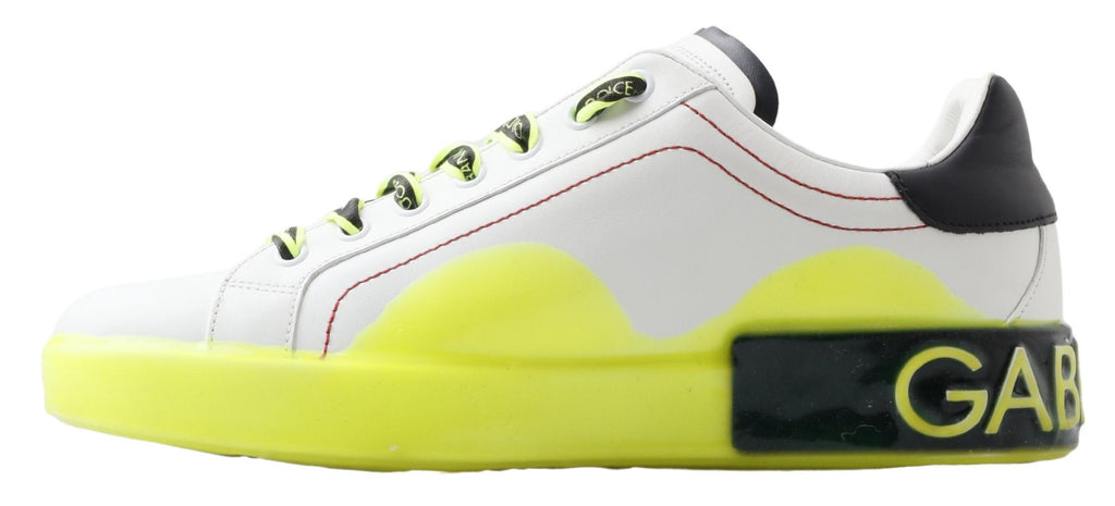 Dolce & Gabbana Yellow Low Top Sneakers for Men alternate view