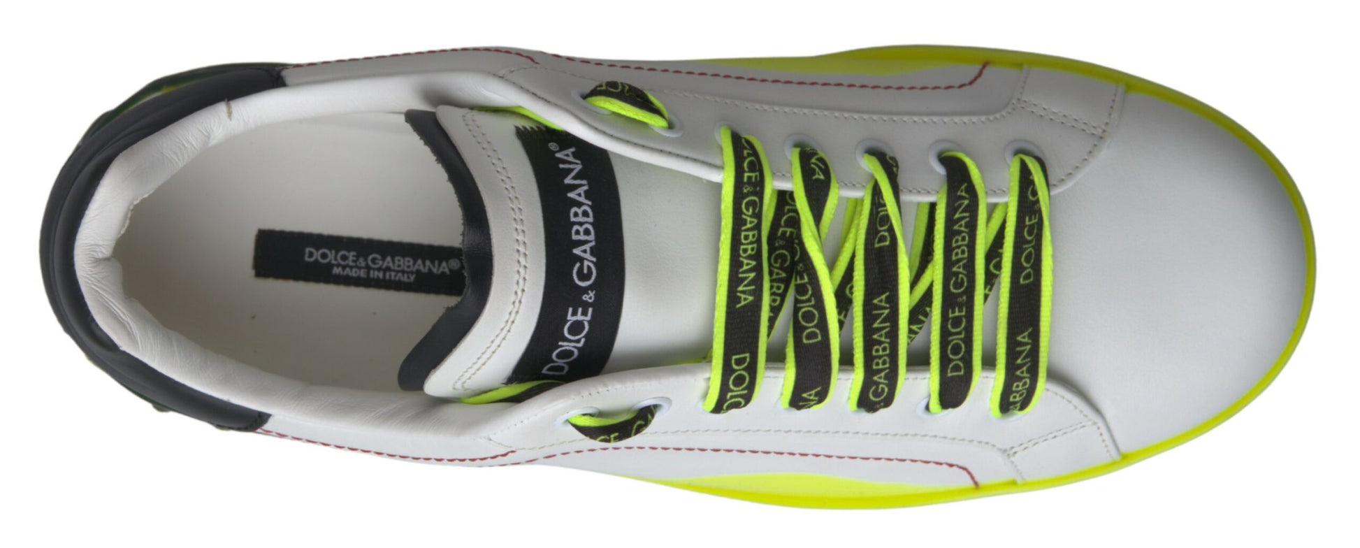 Dolce & Gabbana Yellow Low Top Sneakers for Men additional view