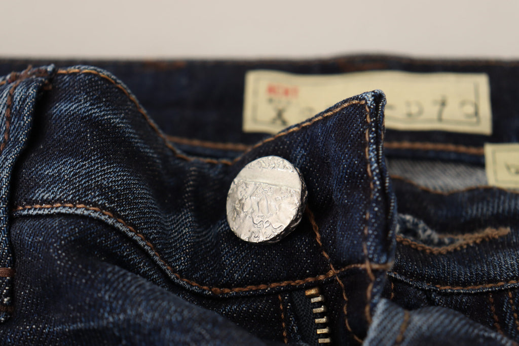 Acht Blue Skinny Jeans for Women additional view