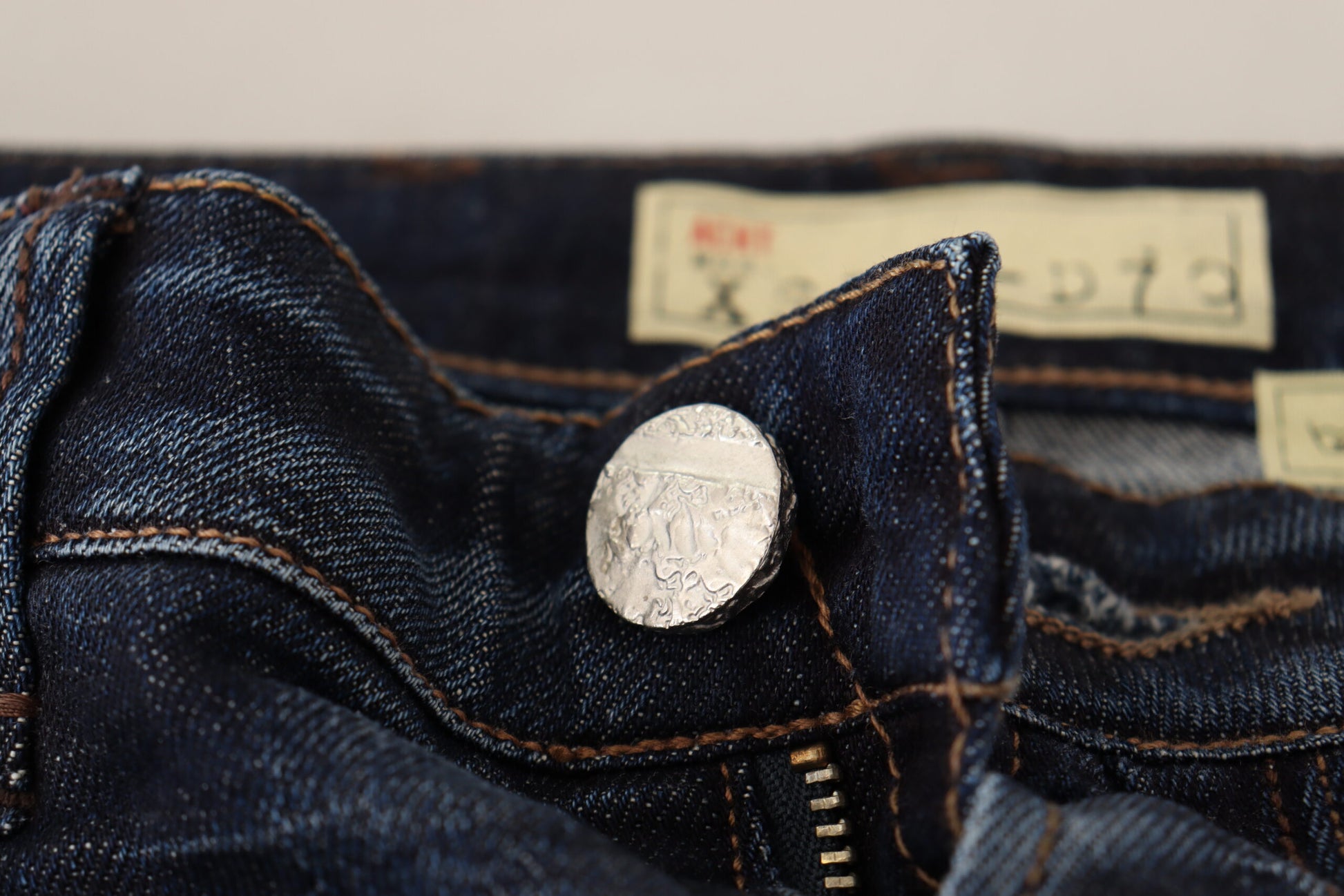 Acht Blue Skinny Jeans for Women additional view