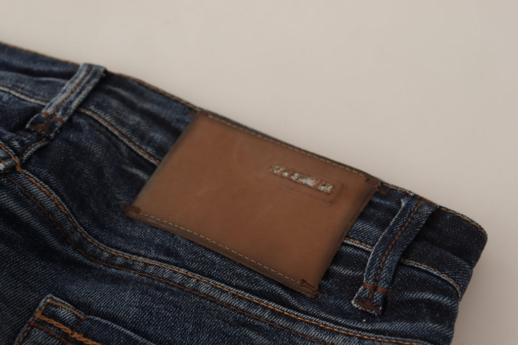 Acht Blue Skinny Jeans for Women additional view
