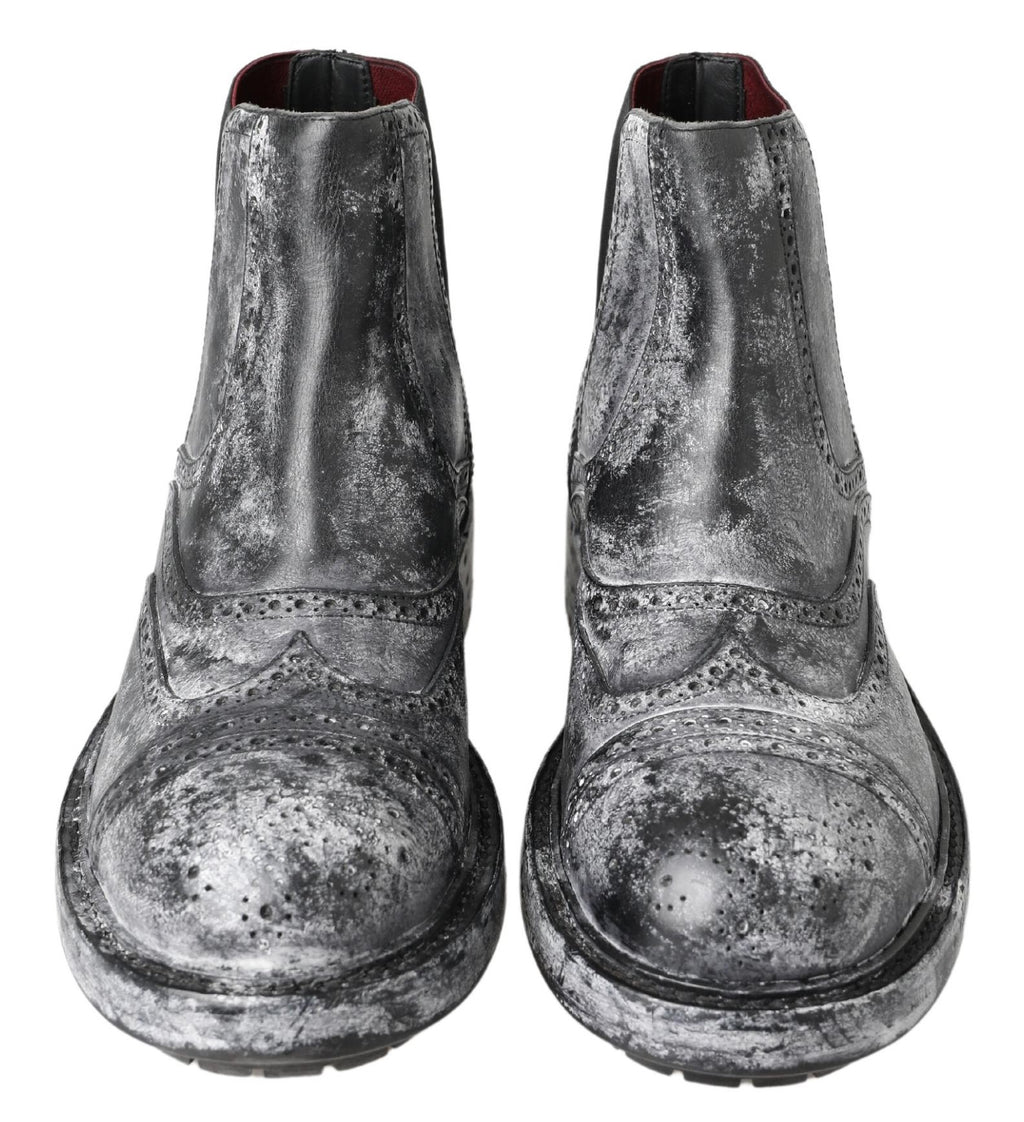 Dolce & Gabbana Black Chelsea Boots for Men detail view