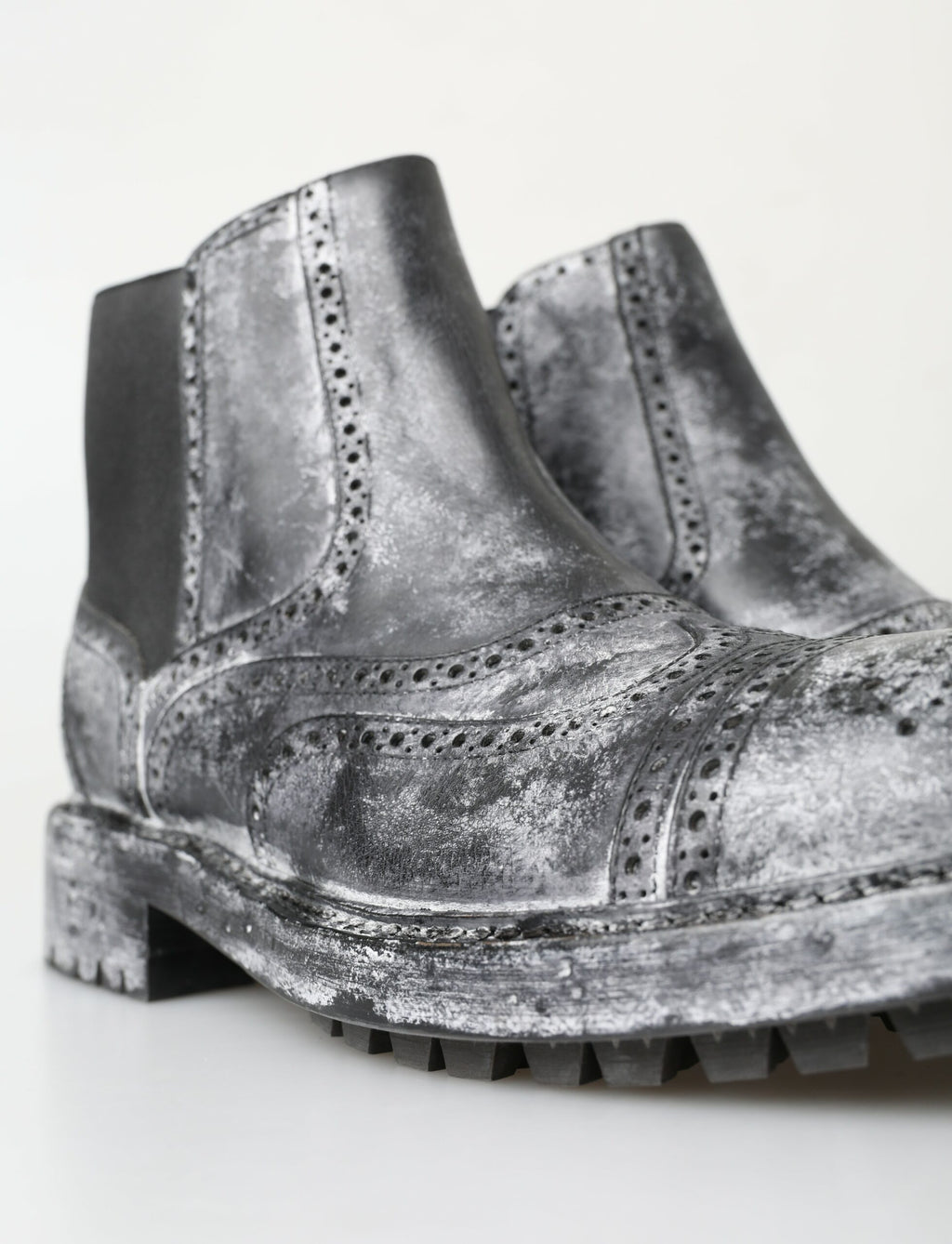 Dolce & Gabbana Black Chelsea Boots for Men additional view