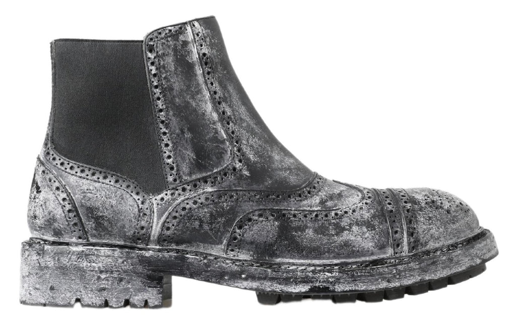 Dolce & Gabbana Black Chelsea Boots for Men