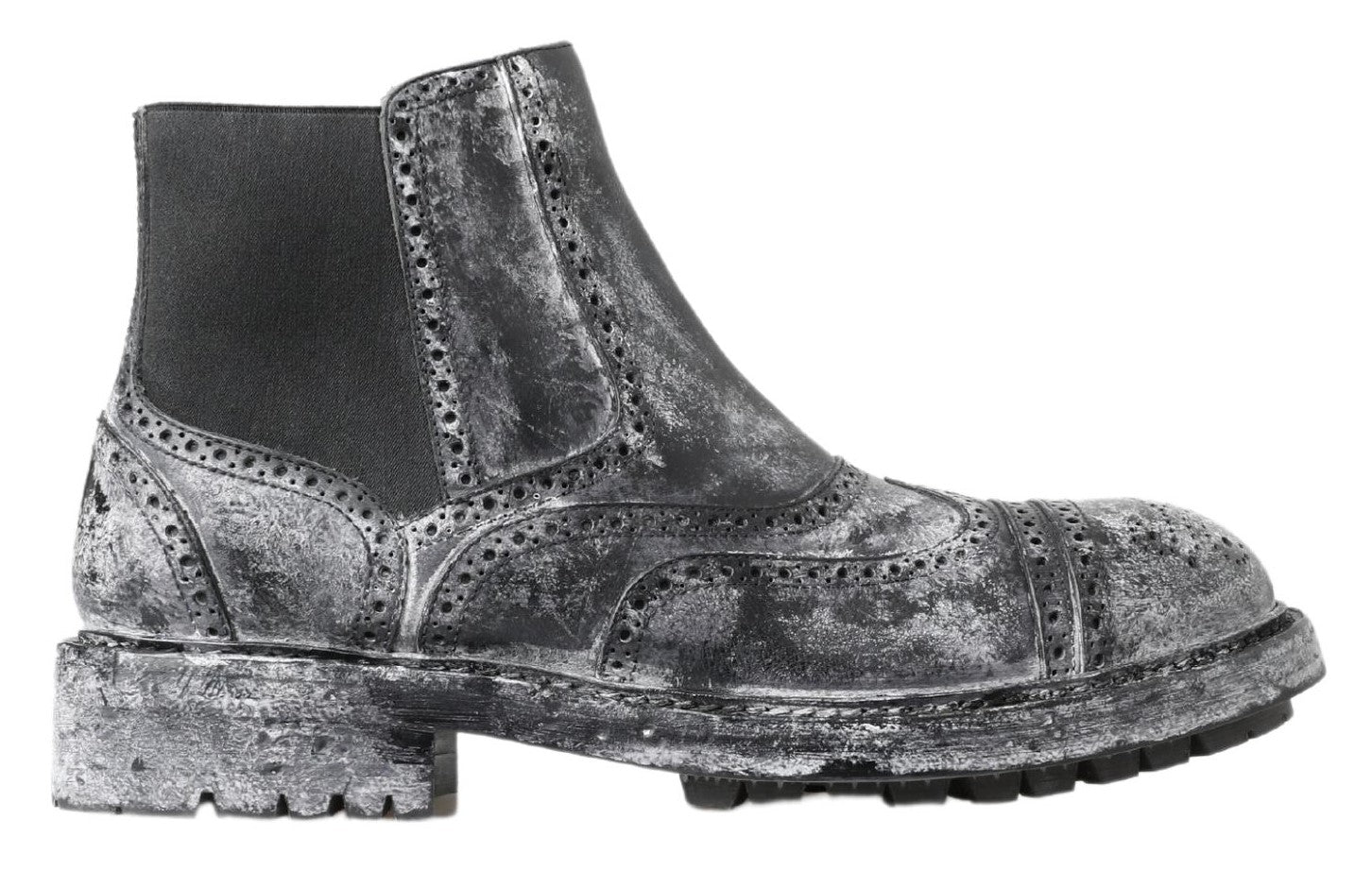 Dolce & Gabbana Black Chelsea Boots for Men