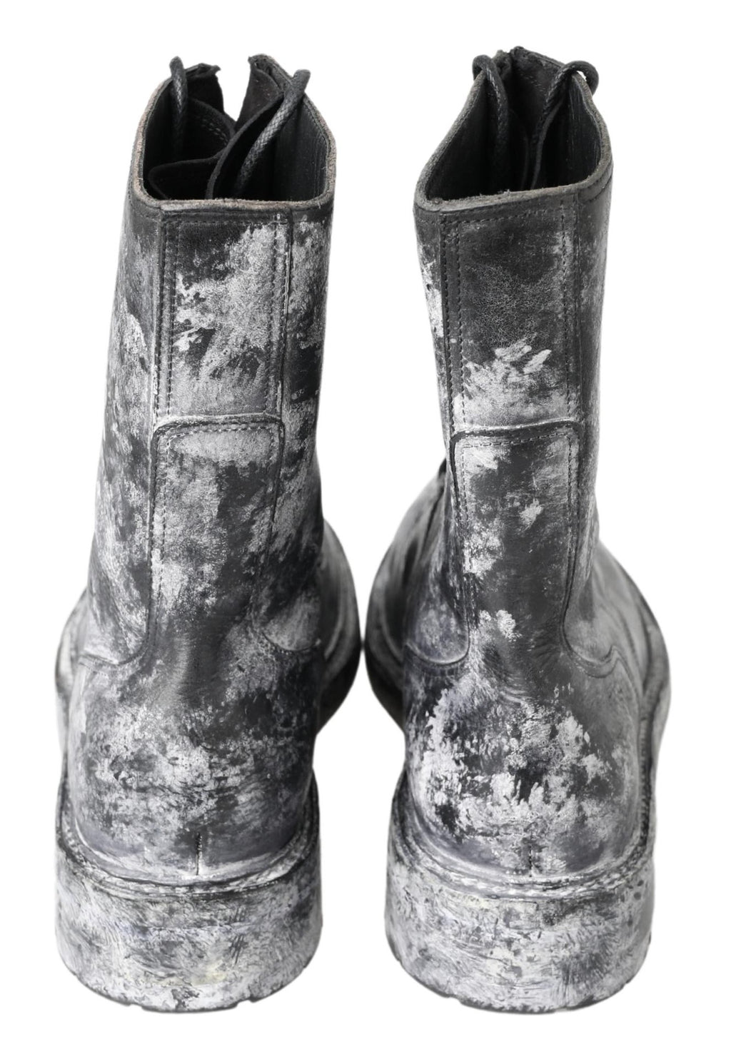 Dolce & Gabbana Black Lace Up Boots for Men additional view