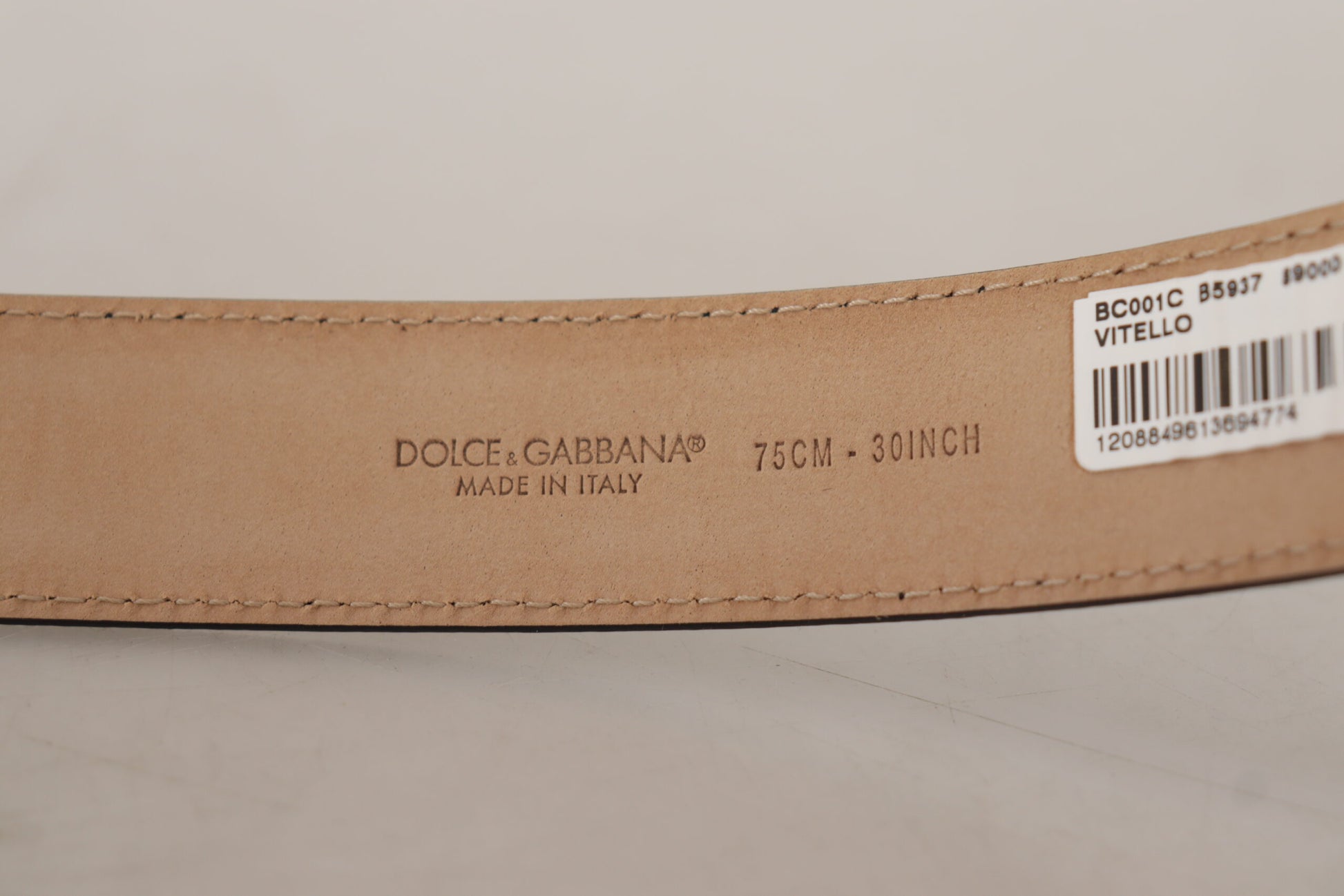 Dolce & Gabbana Black Belt for Men side view