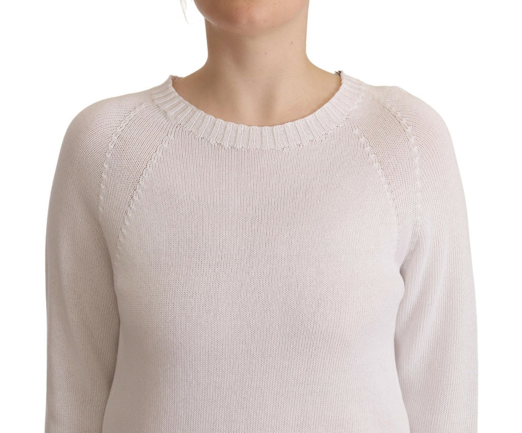 Alpha Studio White Sweatshirt for Women side view