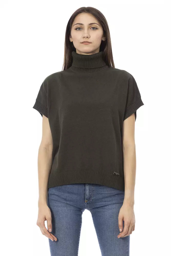 Baldinini Trend Green Sweatshirt for Women