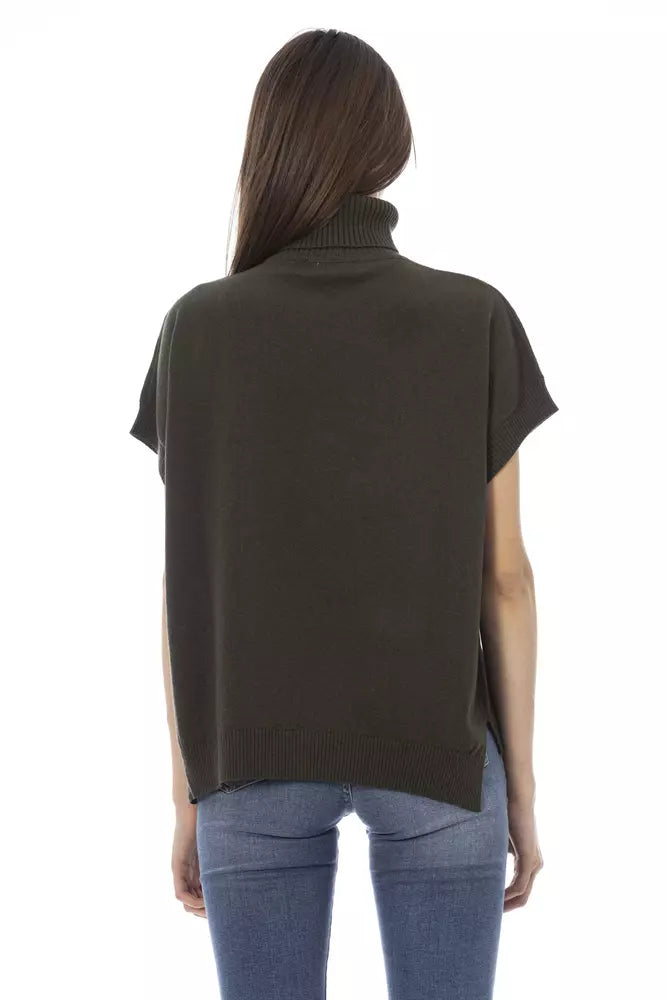 Baldinini Trend Green Sweatshirt for Women detail view