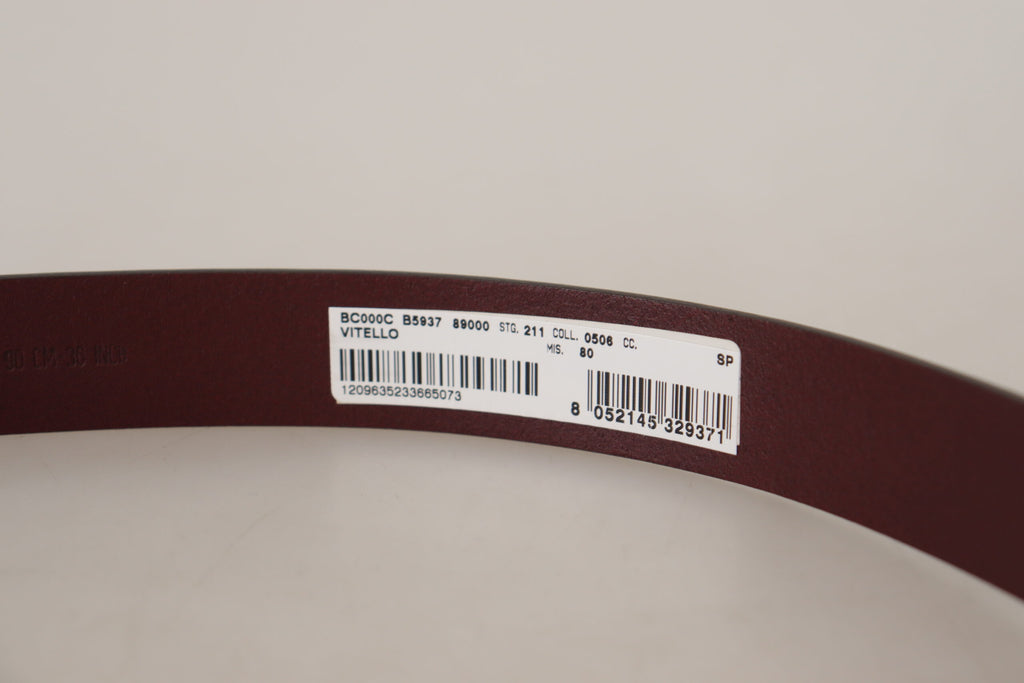 Dolce & Gabbana Red Belt for Men side view