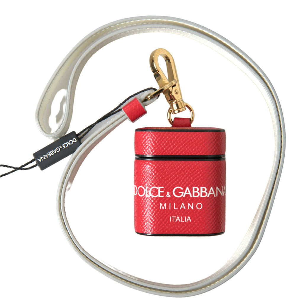 Dolce & Gabbana Red Airpod Holders for Women side view