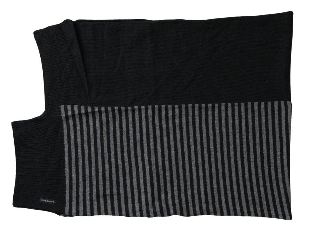 Dolce & Gabbana Grey Scarf for Men detail view