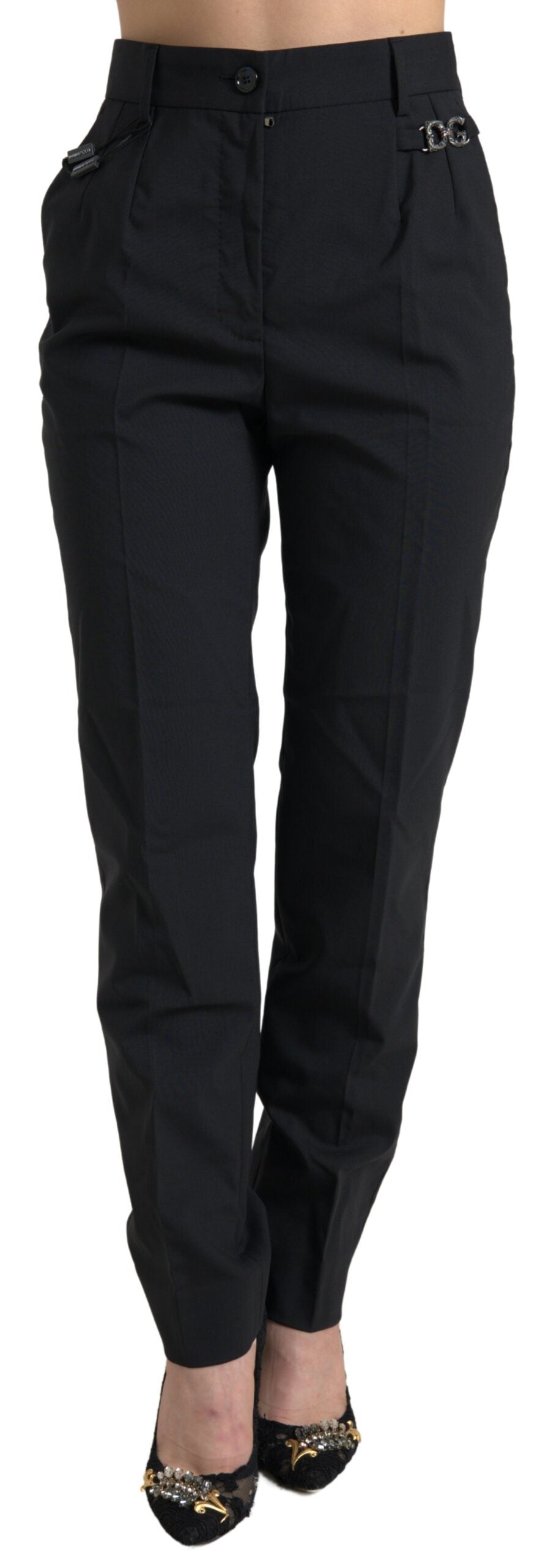 Dolce & Gabbana Black Casual Pants for Women