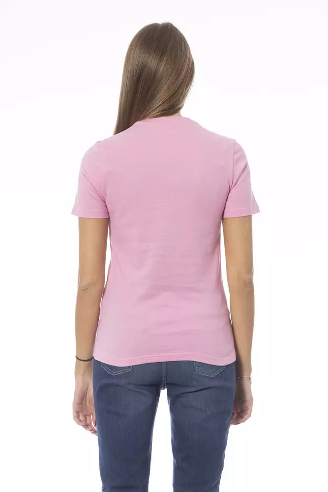 Baldinini Trend Multicolor T-Shirt for Women side view