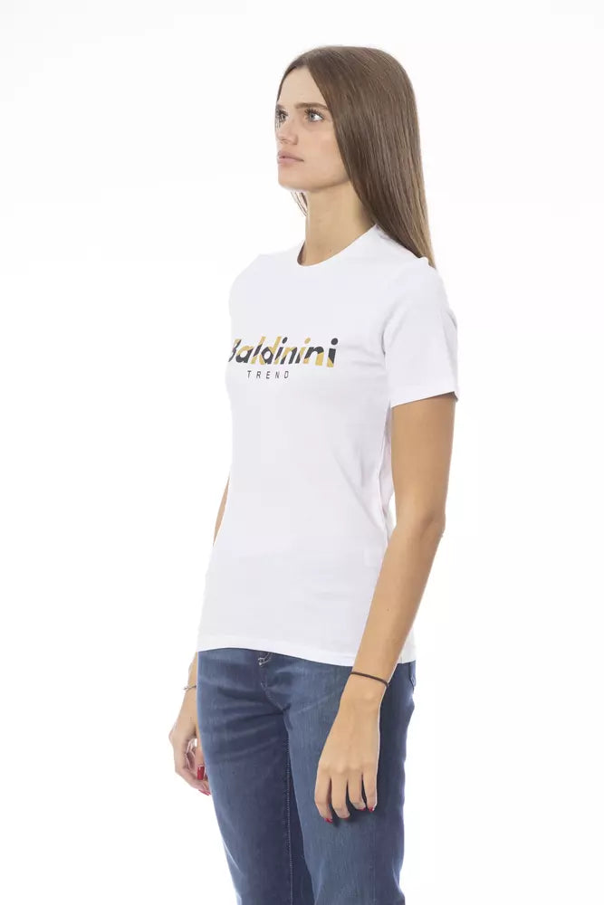 Baldinini Trend White T-Shirt for Women detail view