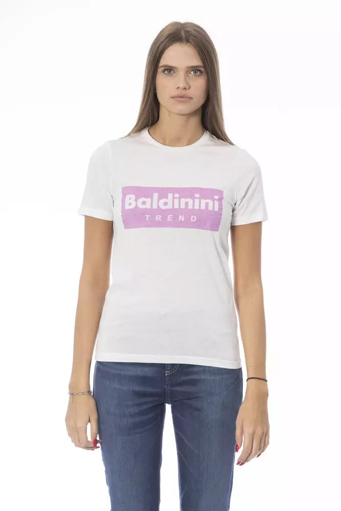 Baldinini Trend White T-Shirt for Women