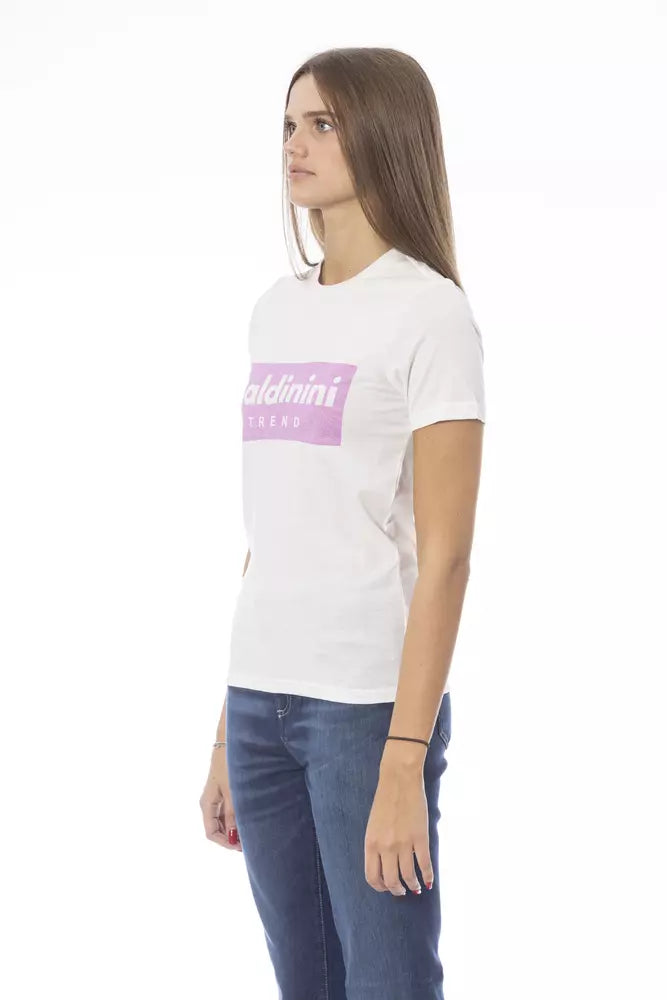 Baldinini Trend White T-Shirt for Women detail view