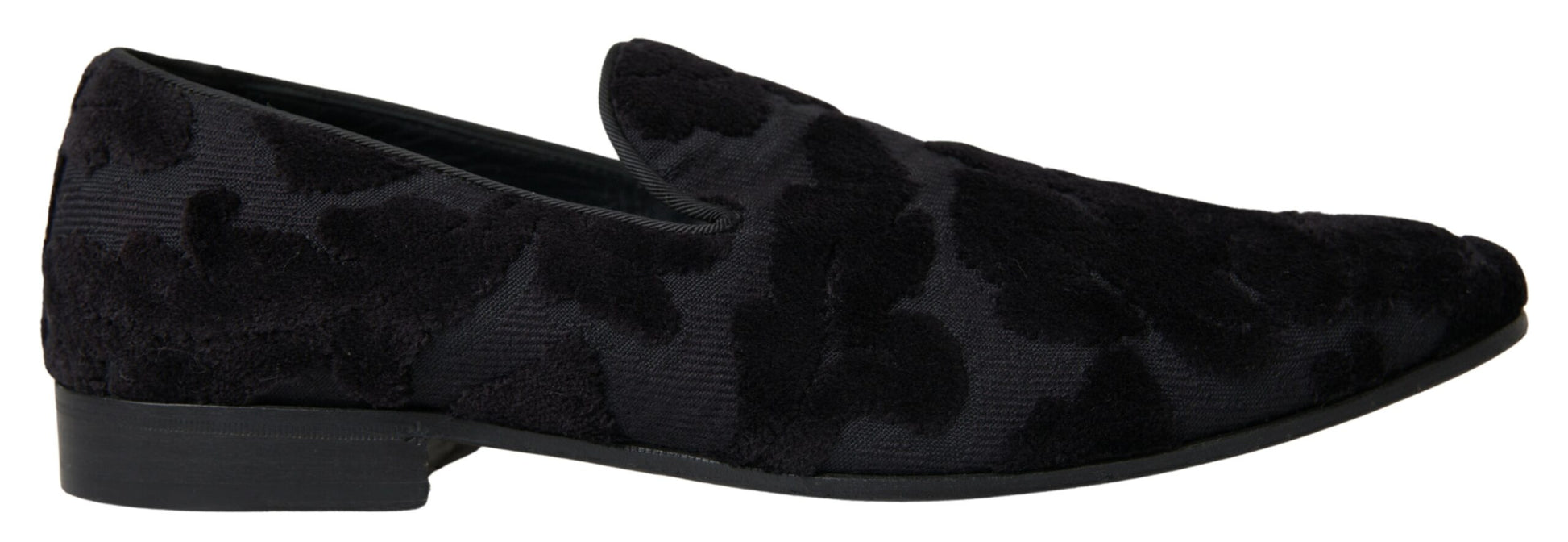 Dolce & Gabbana Black Slip On Loafers for Men