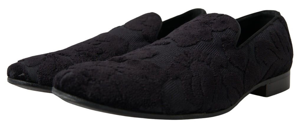 Dolce & Gabbana Black Slip On Loafers for Men additional view