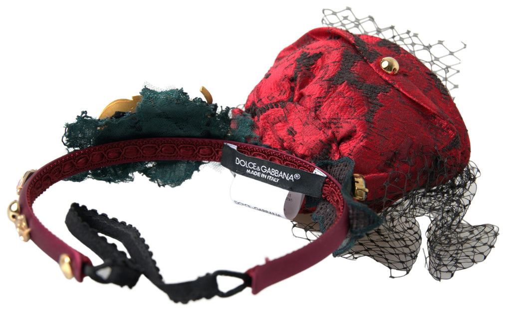Dolce & Gabbana Red Headbands for Women side view