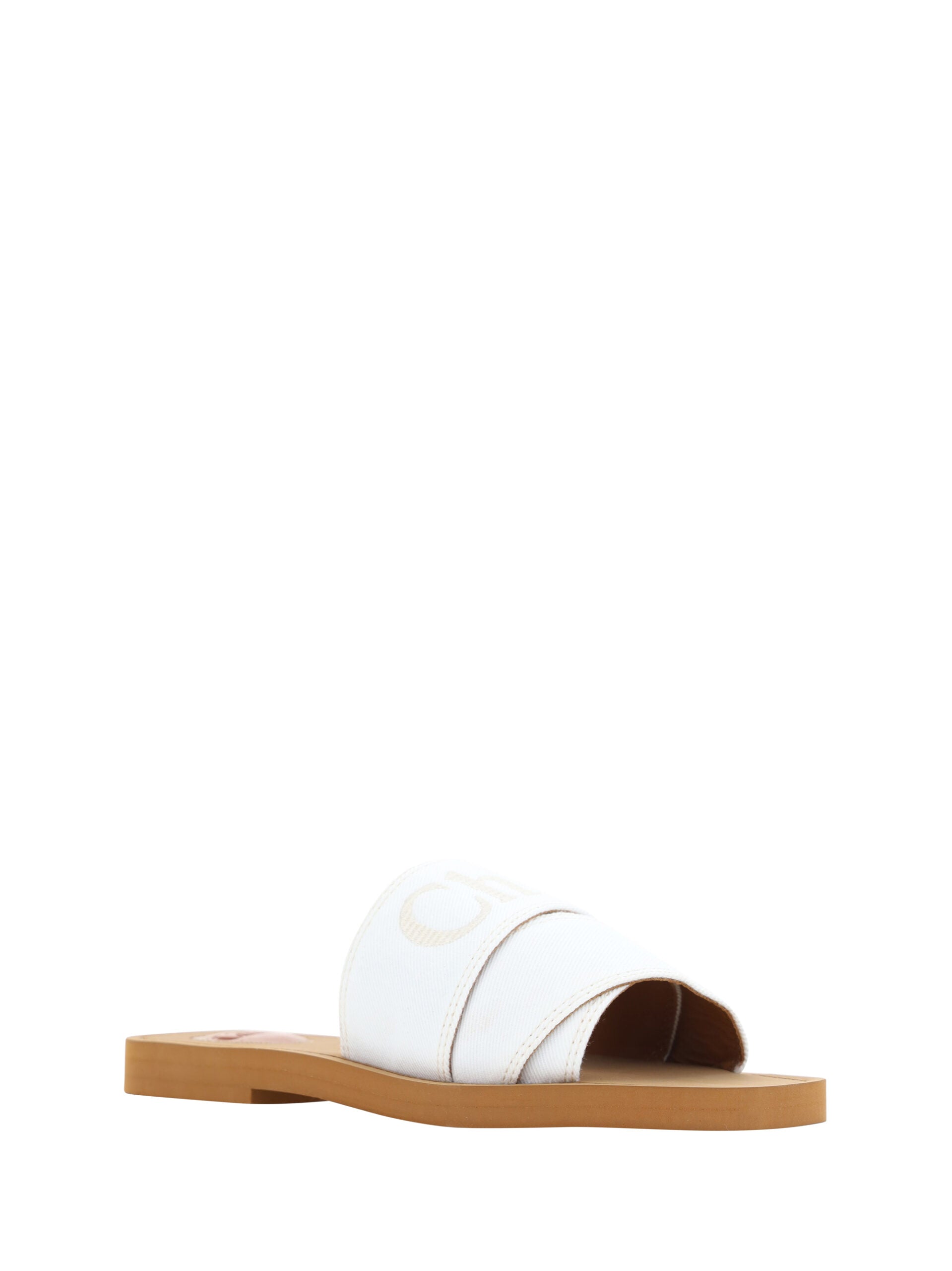 Chloé White Flip Flop Sandals for Women alternate view