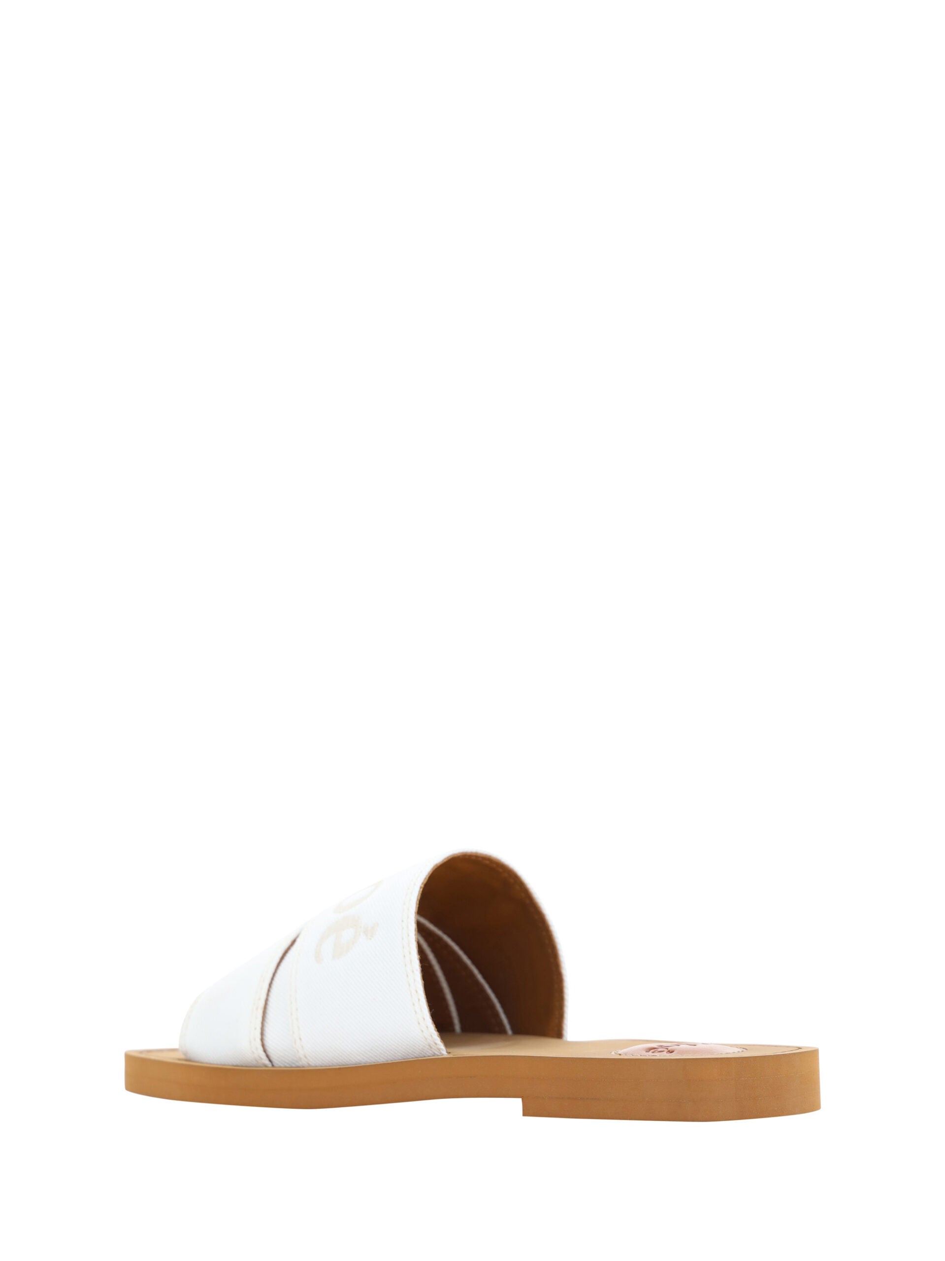 Chloé White Flip Flop Sandals for Women detail view