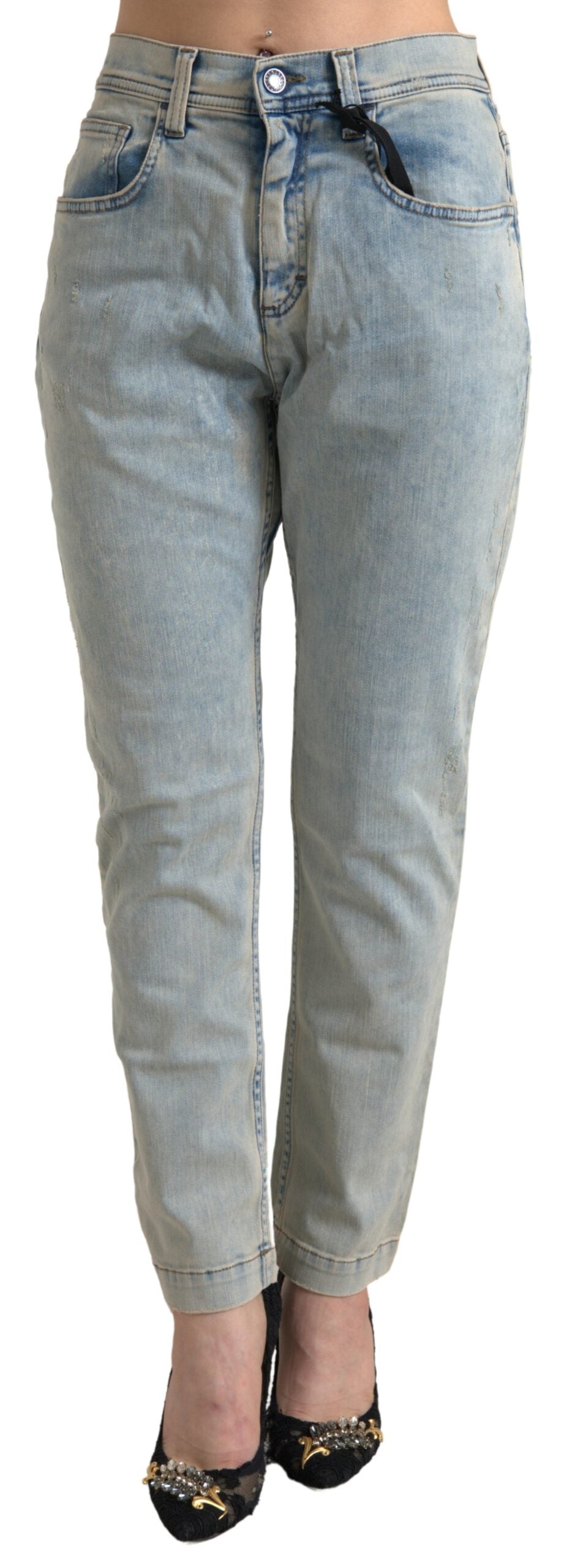 Dolce & Gabbana Blue Skinny Jeans for Women