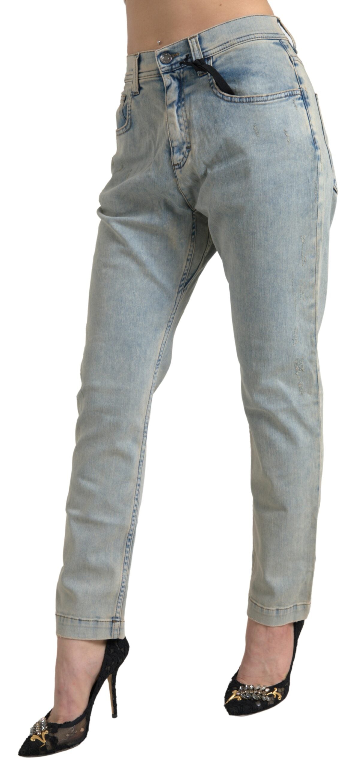 Dolce & Gabbana Blue Skinny Jeans for Women alternate view