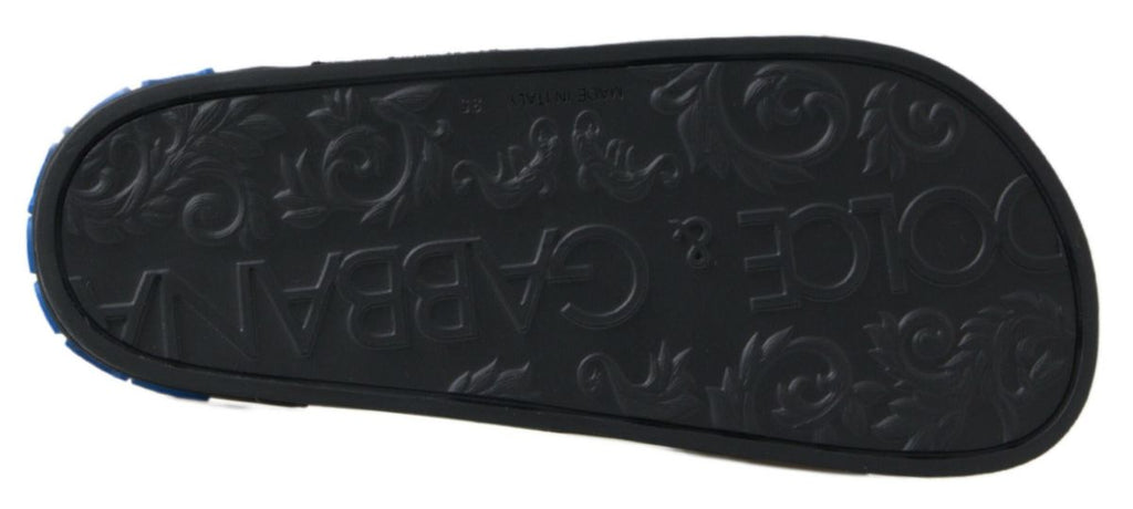 Dolce & Gabbana Black Slides for Women alternate view