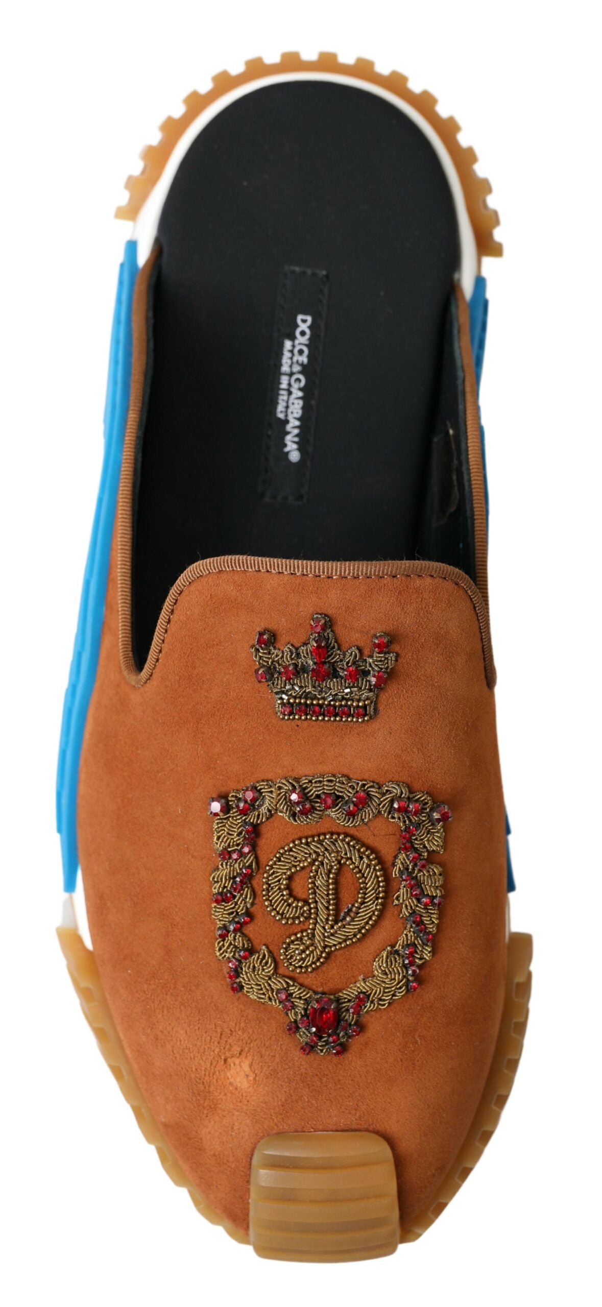 Dolce & Gabbana Brown Slides for Men alternate view