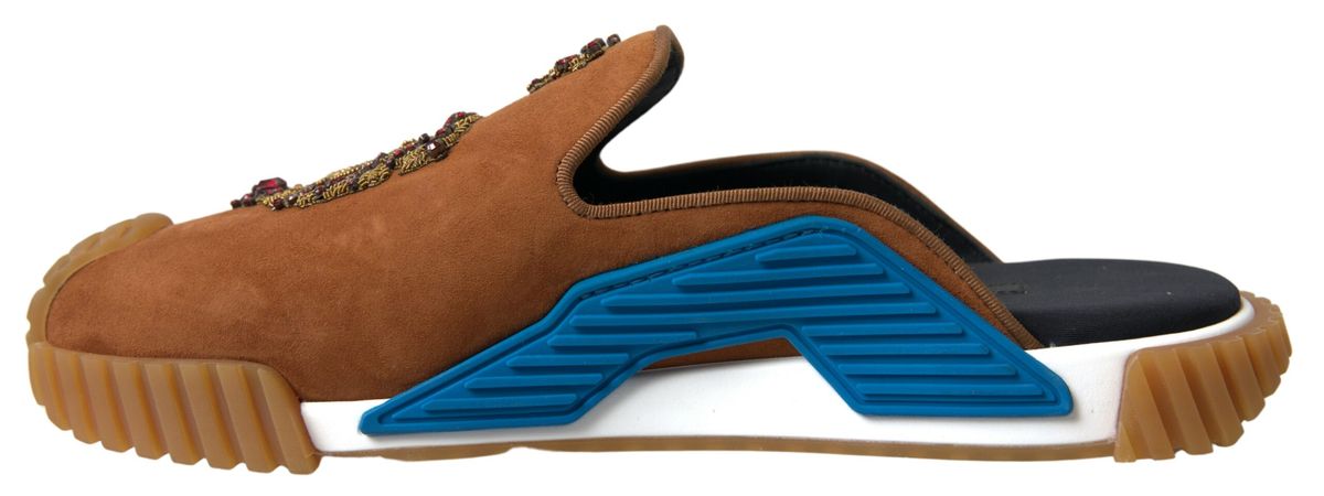 Dolce & Gabbana Brown Slides for Men additional view