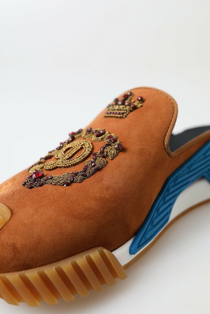Dolce & Gabbana Brown Slides for Men additional view