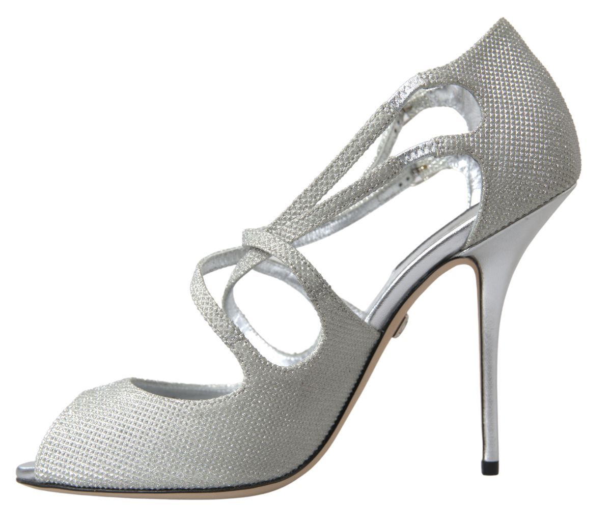 Dolce & Gabbana Silver Stiletto Heels for Women additional view