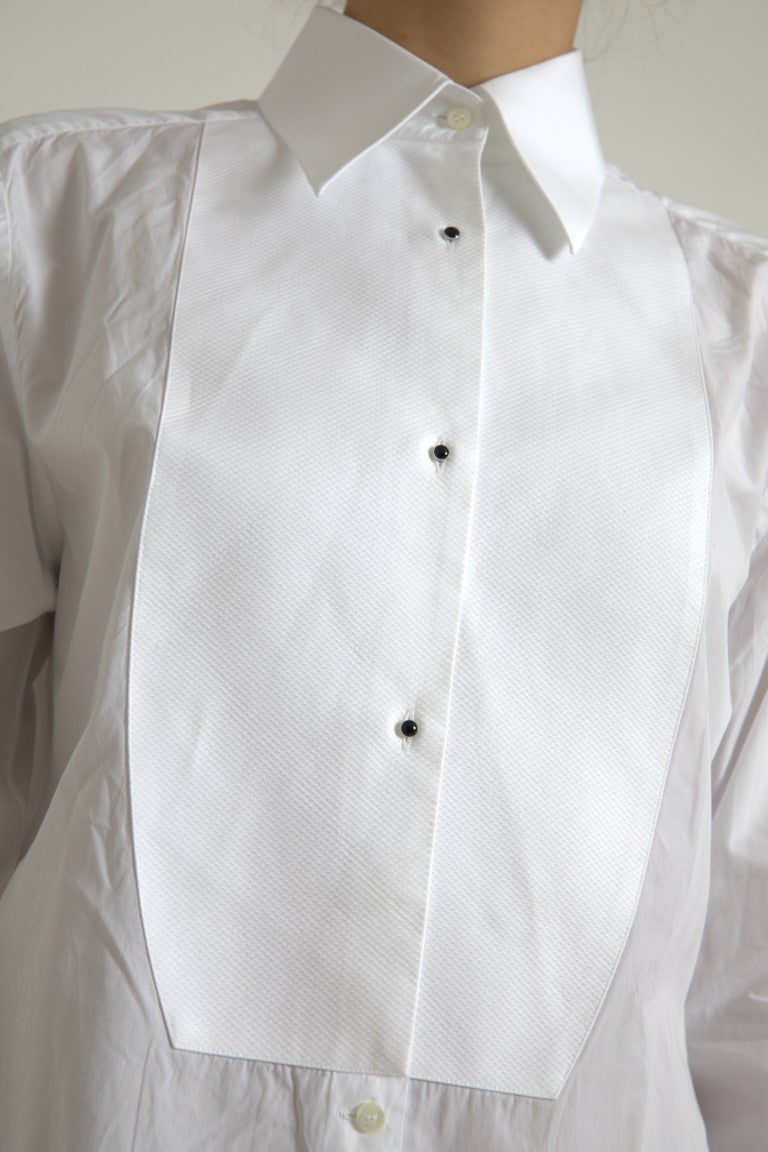 Dolce & Gabbana White Dress Shirt for Women side view