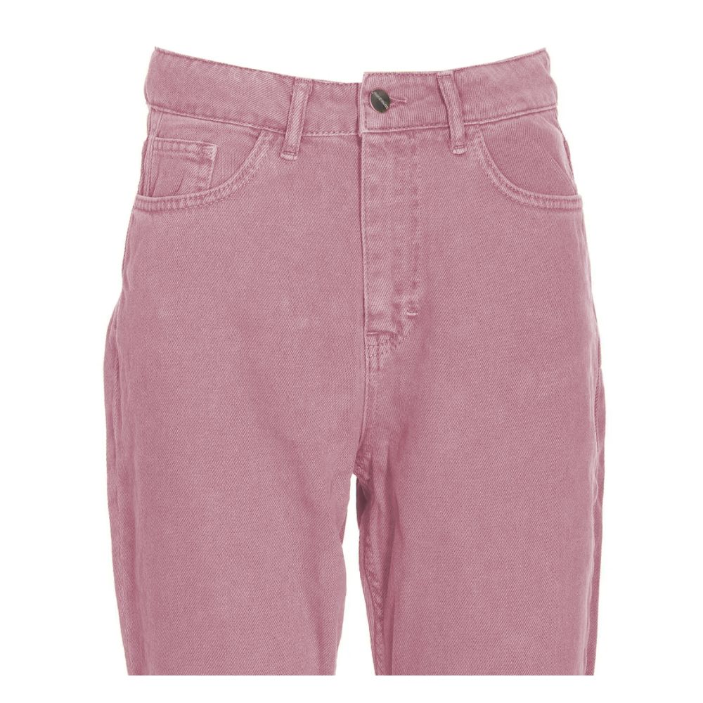 Hinnominate Schicke Jeans in Rosa mit Raw Cut Bottom