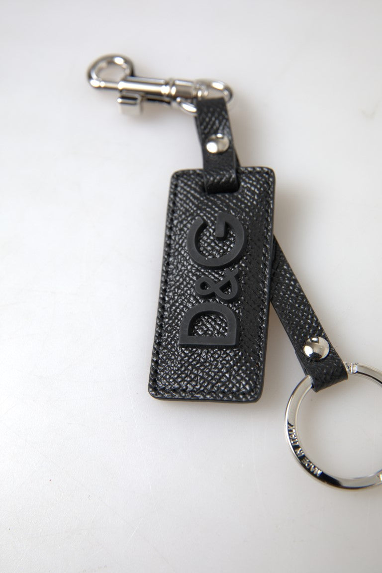 Dolce & Gabbana Black Keychains for Men detail view
