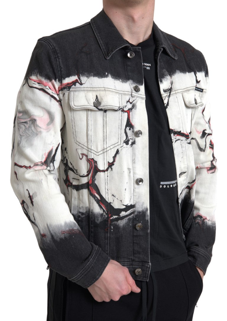 Dolce & Gabbana Multicolor Denim Jackets for Men alternate view