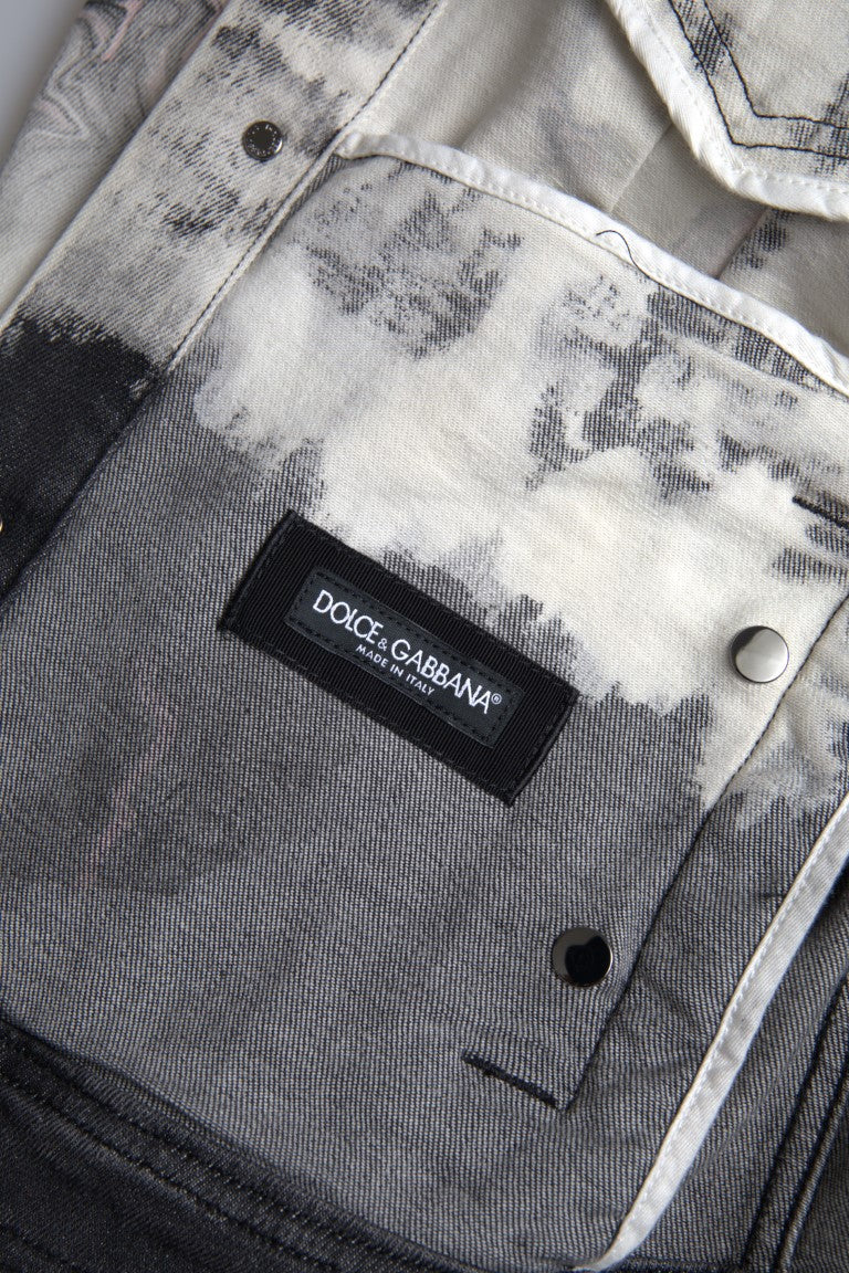 Dolce & Gabbana Multicolor Denim Jackets for Men additional view