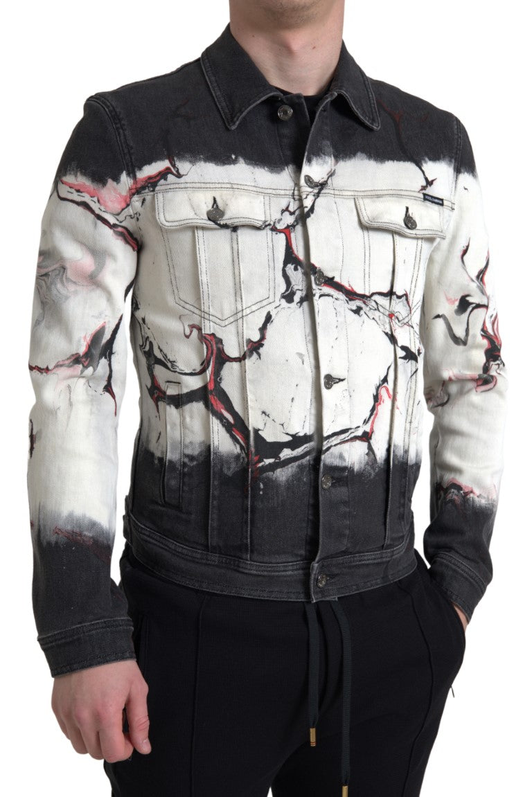 Dolce & Gabbana Multicolor Denim Jackets for Men