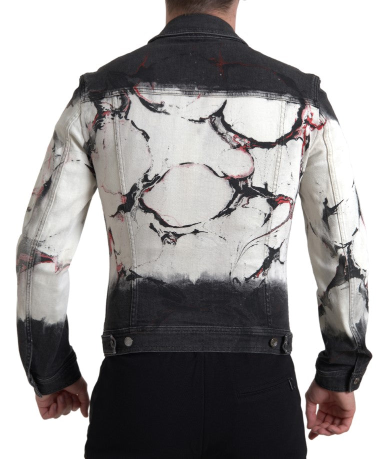 Dolce & Gabbana Multicolor Denim Jackets for Men additional view