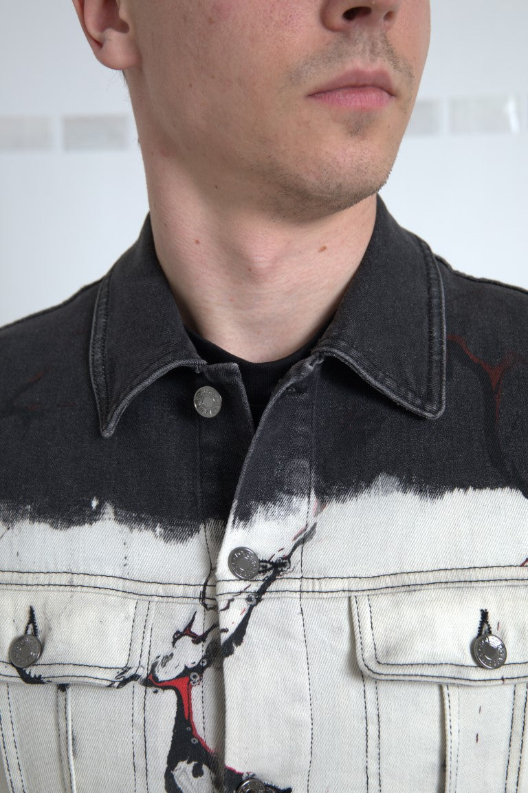 Dolce & Gabbana Multicolor Denim Jackets for Men additional view